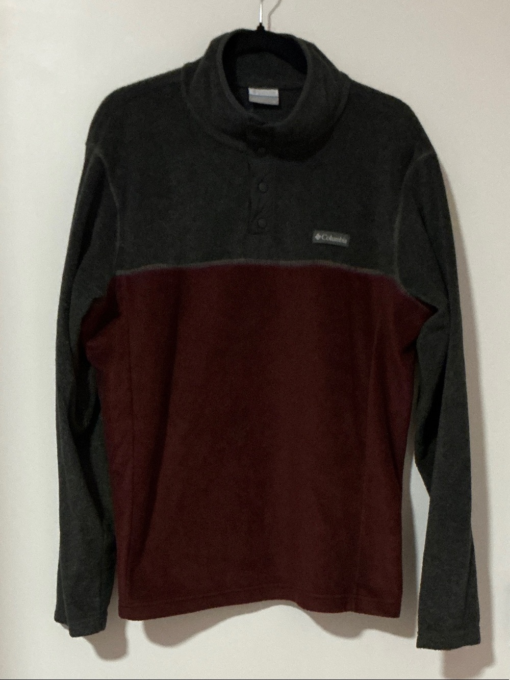 Columbia Gray Fleece Jacket with Grey Trim